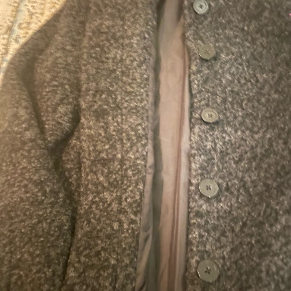 Anne Klein Wool button down coat peacoat - Picture 3 of 4